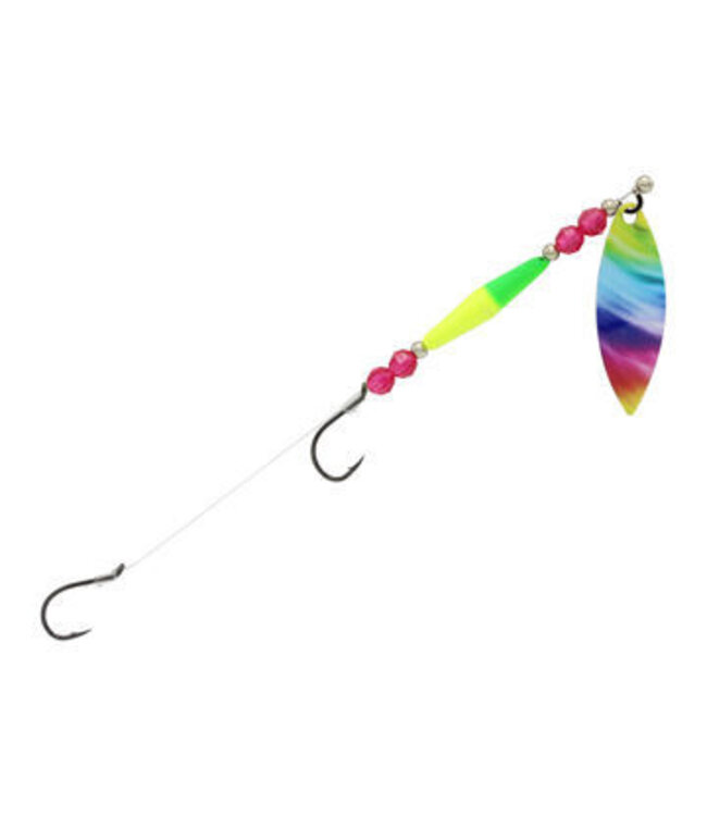 Three D Worm Harness (W4BB-SUNS) THREE D WORM HARNESS BOTTOM BOUNCE #4 WILLOW SUNSET