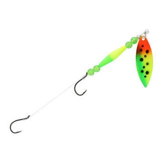 Three D Worm Harness THREE D WORM HARNESS BOTTOM BOUNCE #4 WILLOW SUPER MELON (W4BB-SWTM)