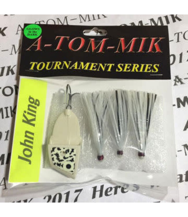 A-TOM-MIK MFG. (KING-023) A-TOM-MIK MEAT RIGS W/KING HEAD WHITE DOUBLE GLOW COW