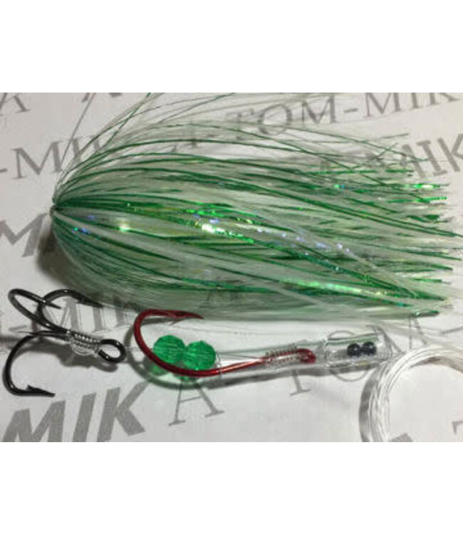 A-TOM-MIK MFG. S-503 A-TOM-MIK TOURNAMENT SERIES TROLLING FLY SHRED CRINKLE GREEN GLOW