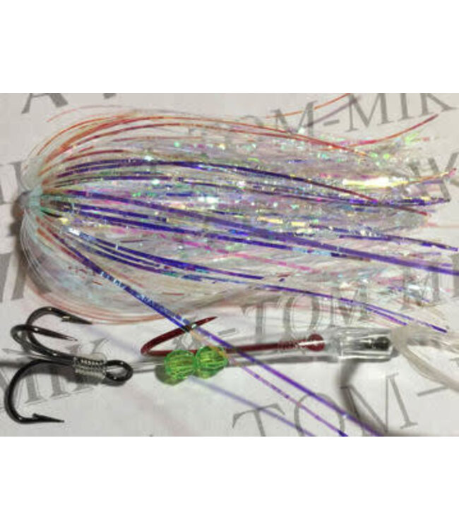 A-TOM-MIK MFG. S-502 A-TOM-MIK TOURNAMENT SERIES TROLLING FLY SHRED GREEN CRINKLE