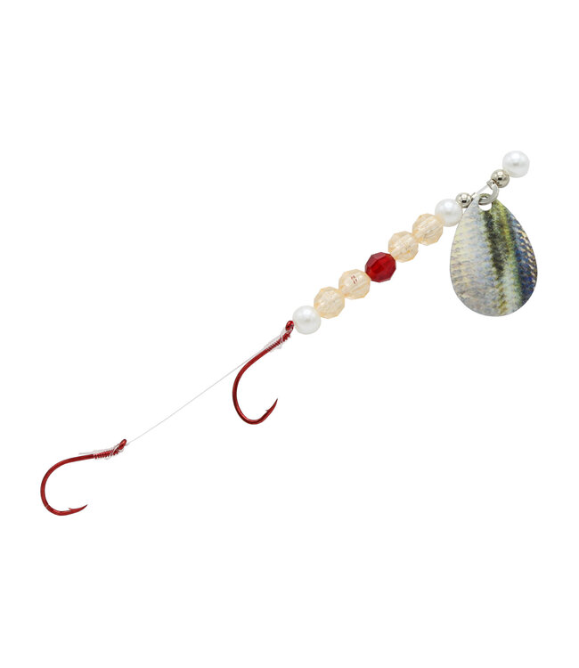 Three D Worm Harness (CT5-GZSH) THREE D WORM HARNESS #5 COLORADO TANDEM LAKE ERIE FORAGE GIZZARD SHAD