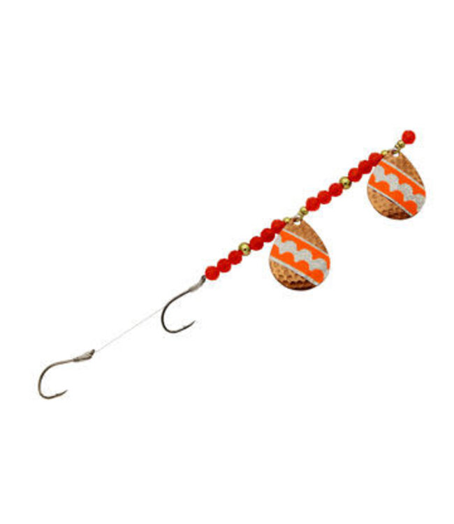 Three D Worm Harness (CT5-CSIO) THREE D WORM HARNESS #5 COLORADO TANDEM HAMM COPPER/SILVER CHIP/ORANGETAPE