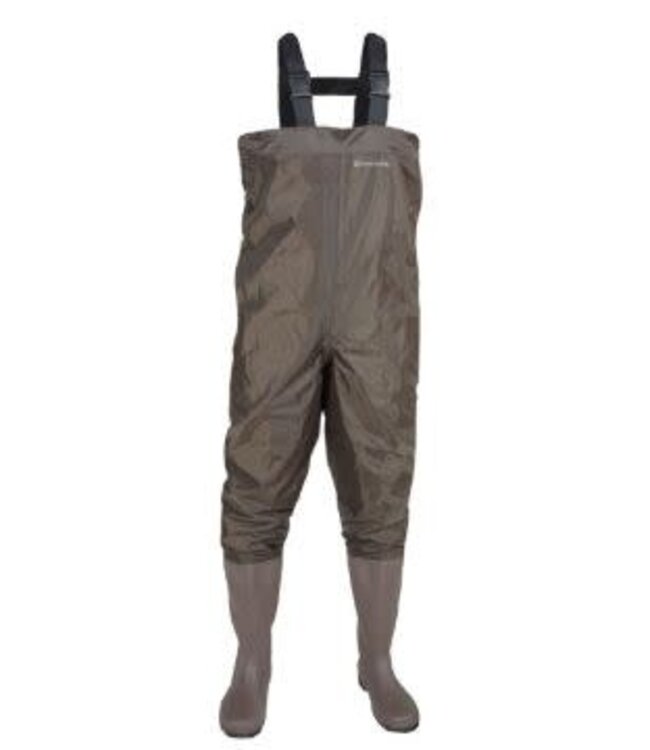 COMPASS 360 WINDWARD PVC CHEST WADER DARK BROWN CLEATED