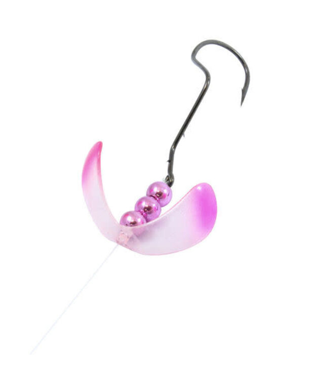 NORTHLAND FISHING TACKLE Butterfly Blade Super Death Rig #1 Clear Tip Pink