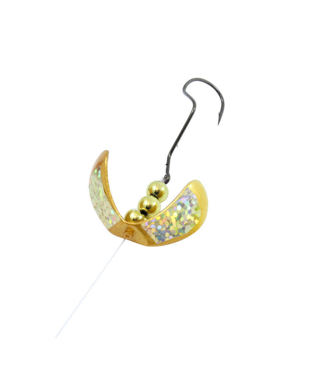NORTHLAND FISHING TACKLE Butterfly Blade Super Death Rig #1 Gold Shiner