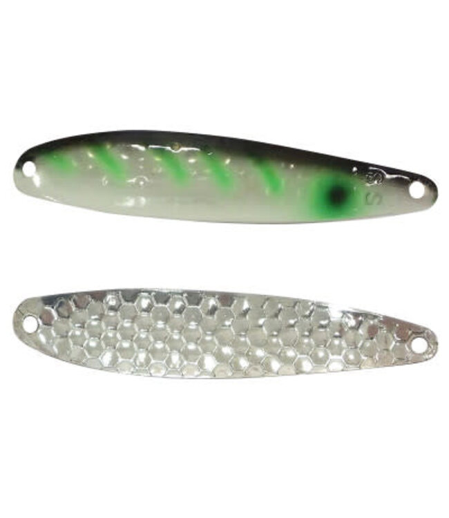 DREAMWEAVER LURE COMPANY (DW 1386) DREAMWEAVER SUPER SLIM SPOON GREEN ALEWIFE