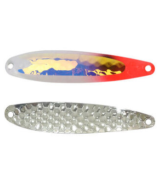 DREAMWEAVER LURE COMPANY DREAMWEAVER SUPER SLIM SPOON SUPER GLOW BLOODY NOSE DOUBLE UV (DW 1908DUV)