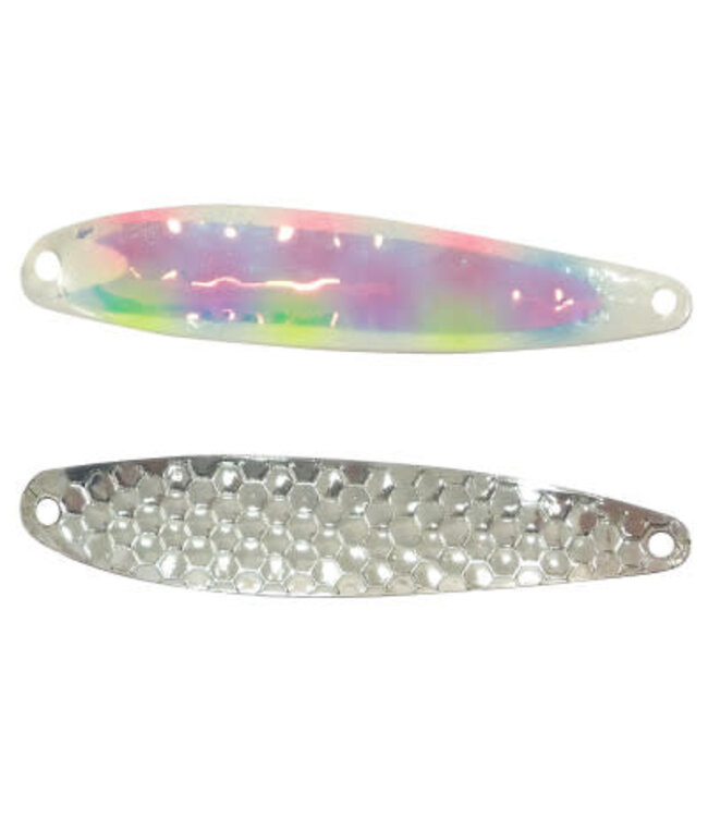 DREAMWEAVER LURE COMPANY (DW 1937) DREAMWEAVER SUPER SLIM SPOON SUPER GLOW SUPERBREAD DOUBLE UV