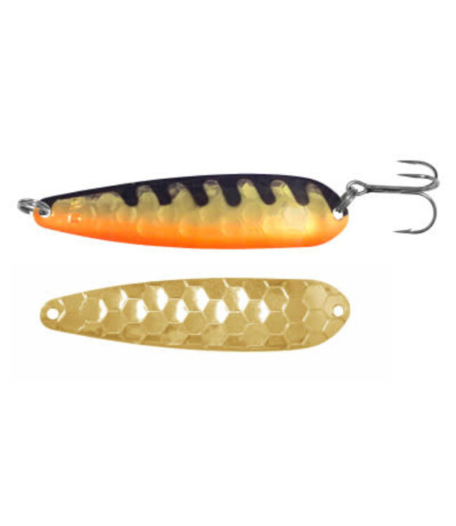 DREAMWEAVER LURE COMPANY (DW 2670H) DREAMWEAVER SUPER SLIM SPOON HOLOGRAPHIC GREASY CHICKEN (GOLD)