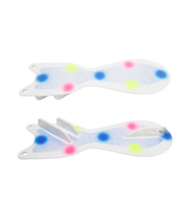 DREAMWEAVER LURE COMPANY (SD70039L-10) DREAMWEAVER SPIN DOCTOR FLASHER 10" WHITE CRUSH WONDERBREAD