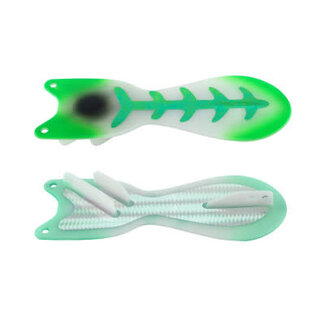 DREAMWEAVER LURE COMPANY DREAMWEAVER SPIN DOCTOR FLASHER 10" S.G. GREEN JEANS (SD70528L-10)