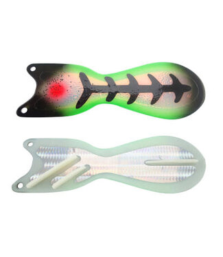 DREAMWEAVER LURE COMPANY DREAMWEAVER SPIN DOCTOR FLASHER 10" S.G. UV HULK (SD70533L-10)