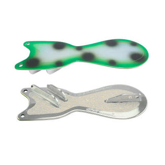 DREAMWEAVER LURE COMPANY DREAMWEAVER SPIN DOCTOR FLASHER 10" UV CHROME FROG (SD70909L-10)