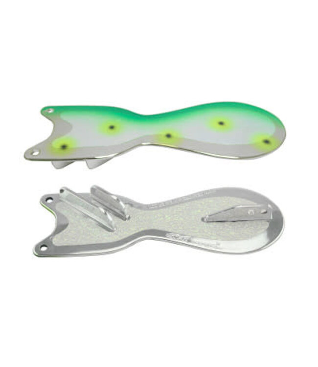 DREAMWEAVER LURE COMPANY (SD70911L-10) DREAMWEAVER SPIN DOCTOR FLASHER 10" GREEN BIKINI BOTTOM
