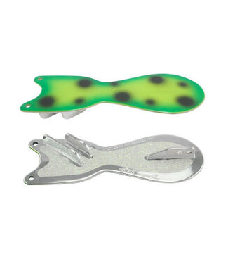 DREAMWEAVER LURE COMPANY (SD70910L-10) DREAMWEAVER SPIN DOCTOR FLASHER 10" CHROME FROG