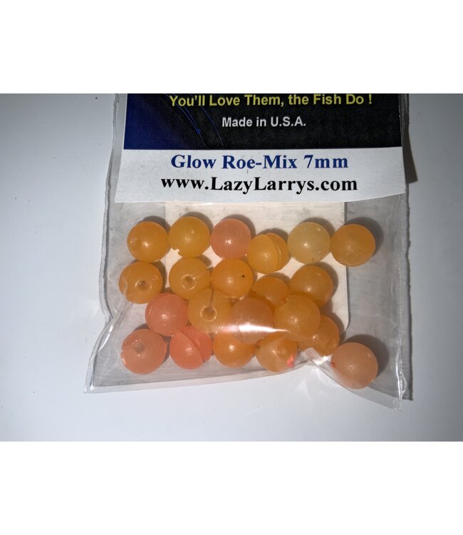 Lazy Larry Lazy Larry Beads Glow Roe Mix 7MM