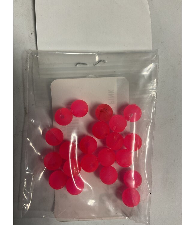 Lazy Larry Lazy Larry Beads Fiery Pink Neon 7MM