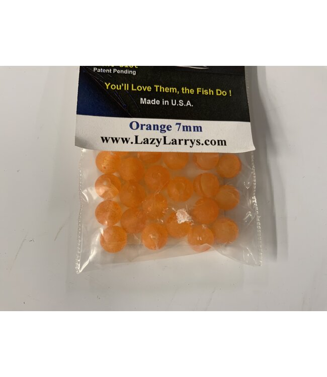 Lazy Larry Lazy Larry Beads Orange 7MM