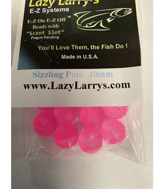 Lazy Larry Lazy Larry Beads Sizzling Pink 10MM