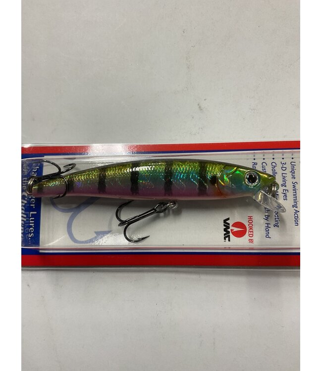 Challenger Lures CHALLENGER JR. MINNOW 3-1/2" 5/16 OZ MET TROUT (JL120-630V)