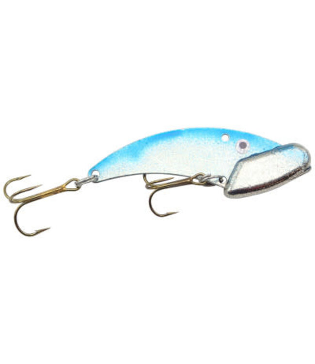 CAPTAIN JAY'S BLADE BAIT 1/2OZ CHROME/BLUE (BLUE SHINER)
