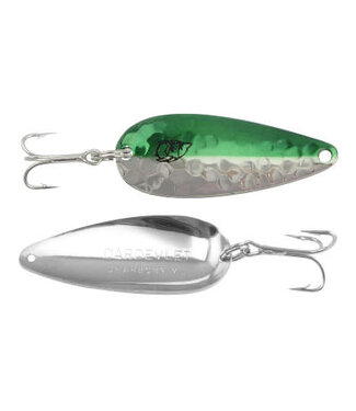 Eppinger EPPINGER 1/4 OZ DARDEVLE SPINNIE HAMMERED NICKEL-GREEN