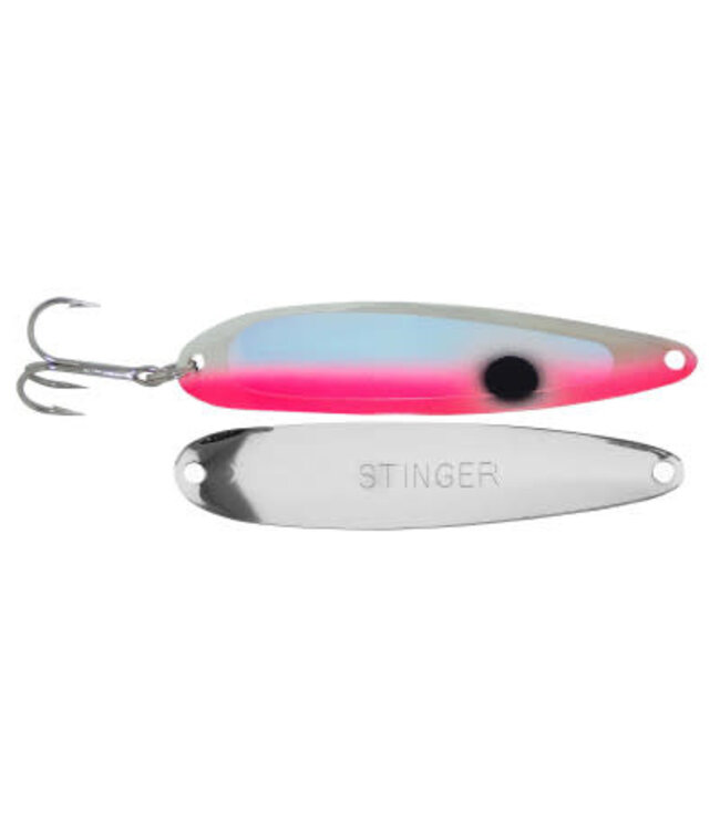 Gibbs-Delta Tackle MICHIGAN STINGER - SCORPION - SILVER SMOOTH 2.25 UV PINK TUX (XS393)