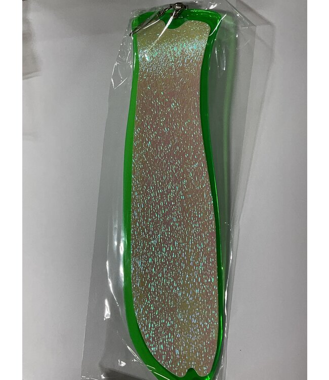 Gibbs-Delta Tackle (FC1215) MICHIGAN STINGER ROTATING FLASHER 12" GREEN DOUBLE CRUSH GLOW