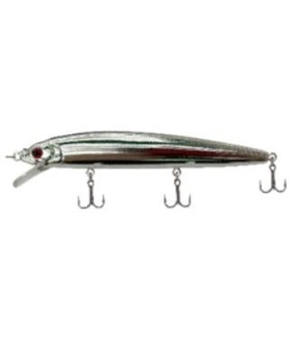 Challenger Lures CHALLENGER JUNIOR MINNOW JL120 CHROME RED EYE(JL120-CHRM)