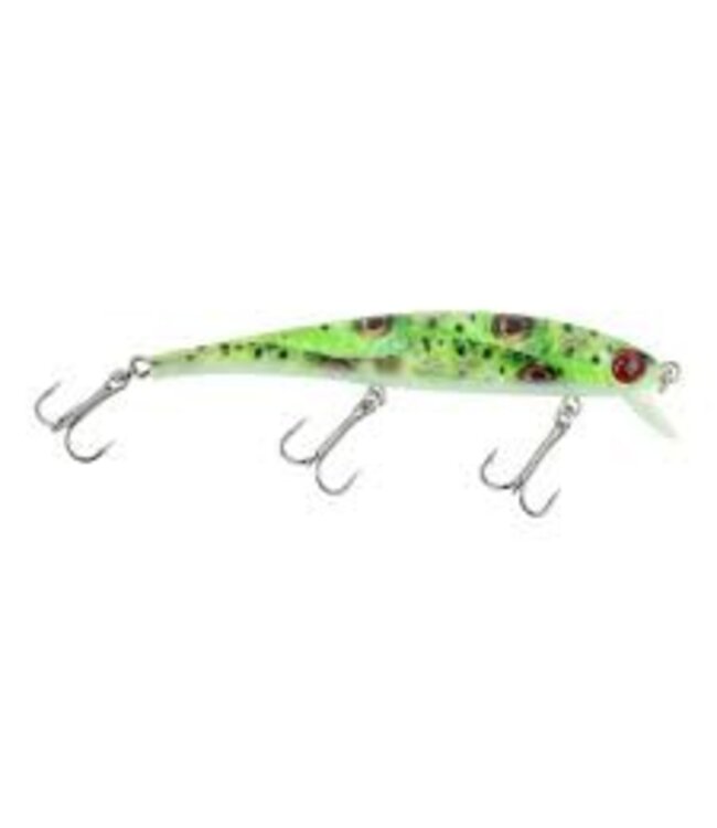 Pirate D02 PIRATE SHALLOW DIVING MINNOW 5" GREEN FROG UV