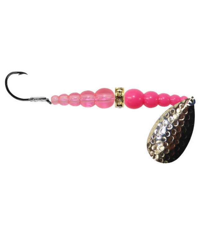 Mack's Lure Inc. (09080) MACKS WEDDING RING SZ4 HAMM NICKEL/HOT PINK/FLO PINK