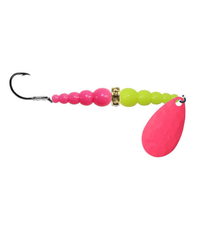 Mack's Lure Inc. (09122) MACKS WEDDING RING SZ6 PINK/YELLOW CHART/HOT PINK
