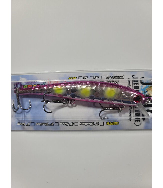 Pirate D03 PIRATE SHALLOW DIVING MINNOW 5" PINK & PURPLE