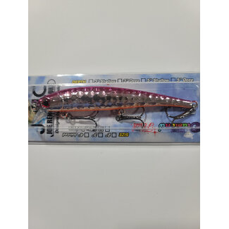 D100 PIRATE SHALLOW DIVING MINNOW 5" EYE CROSSER CHROME PINK