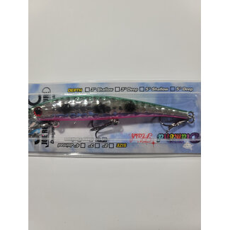 D18 PIRATE SHALLOW DIVING MINNOW 5" CHROME MELON