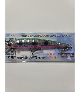Pirate D18 PIRATE SHALLOW DIVING MINNOW 5" CHROME MELON