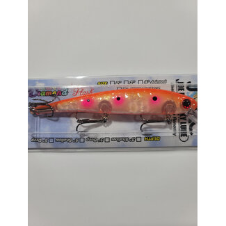D206 PIRATE SHALLOW DIVING MINNOW 5" GLOW ORANGE SECRET