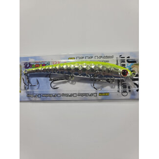 D214 PIRATE SHALLOW DIVING MINNOW 5" CHARTREUSE CHROME