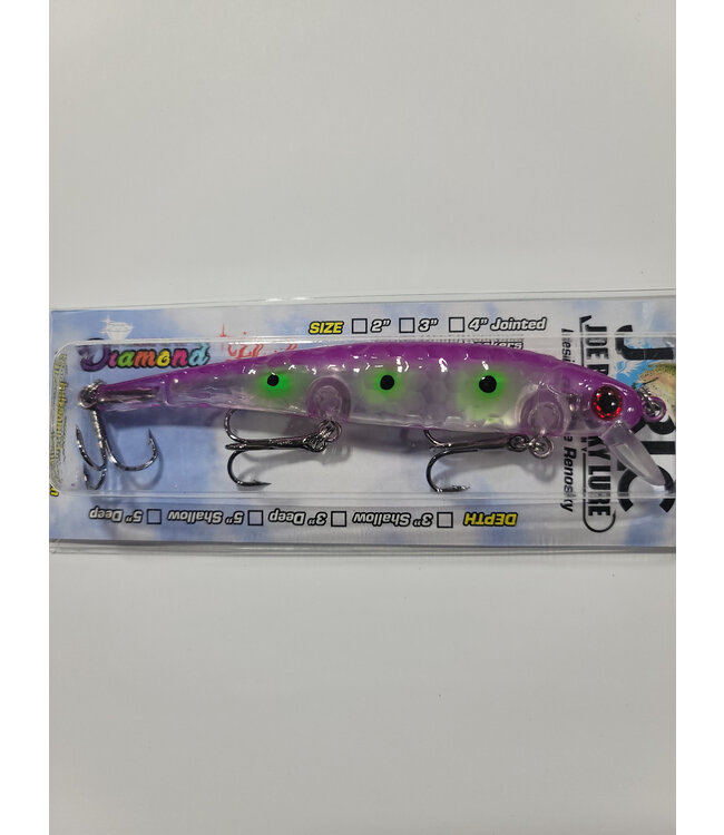 Pirate D216 PIRATE SHALLOW DIVING MINNOW 5" UV PURPLE SECRET