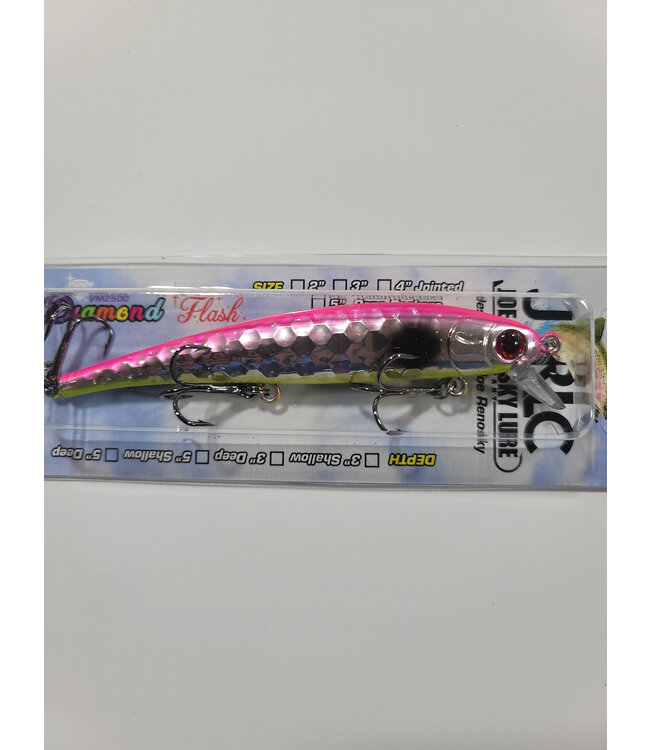 Pirate D25 PIRATE SHALLOW DIVING MINNOW 5" SEADATOR CHROME