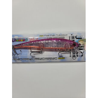 D29 PIRATE SHALLOW DIVING MINNOW 5" UV EYE CROSSER CHROME