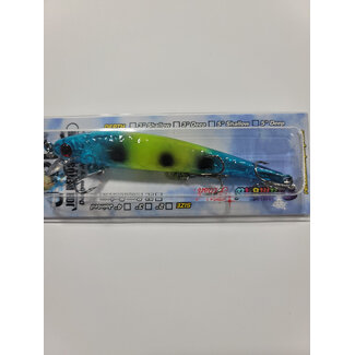 D37 PIRATE SHALLOW DIVING MINNOW 5" UV BLUE FROG