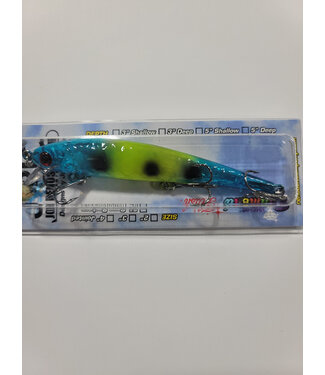 Pirate D37 PIRATE SHALLOW DIVING MINNOW 5" UV BLUE FROG
