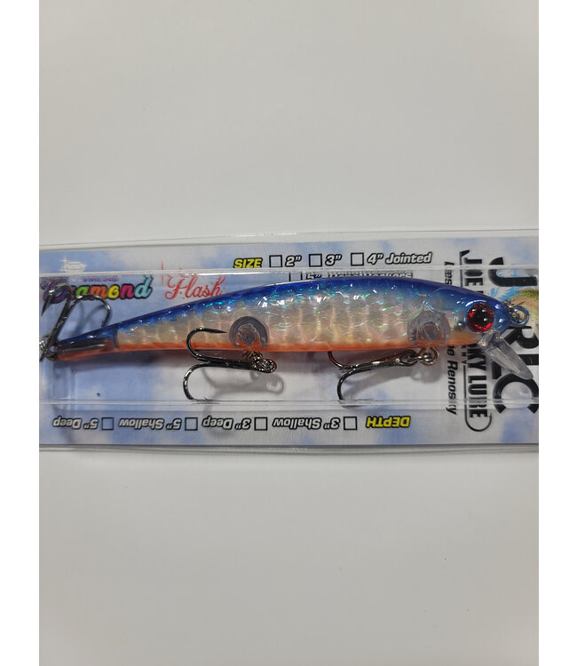 Pirate D58 PIRATE SHALLOW DIVING MINNOW 5" GLOW FOOL AROUND