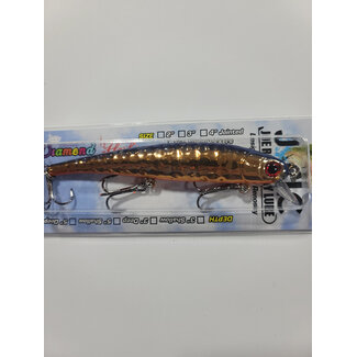 PIRATE SHALLOW DIVING MINNOW 5" GOLD FOOL AROUND
