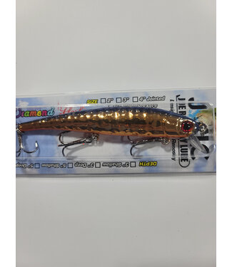 Pirate PIRATE SHALLOW DIVING MINNOW 5" GOLD FOOL AROUND