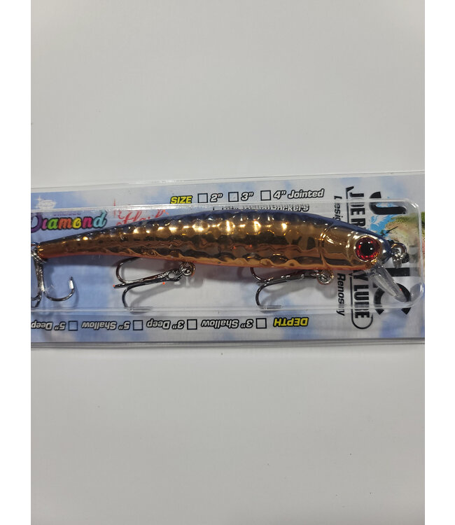 Pirate PIRATE SHALLOW DIVING MINNOW 5" GOLD FOOL AROUND