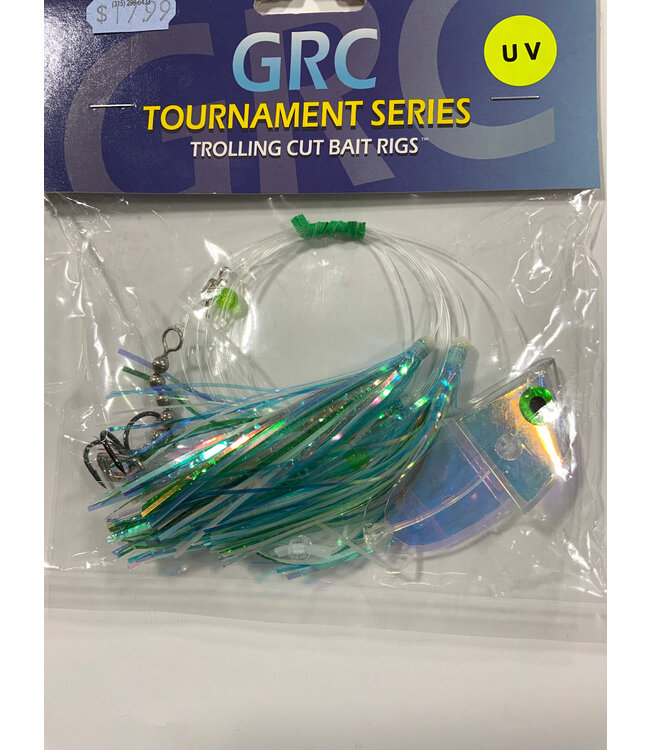GRC Trolling Flies GRC TOURNAMENT TROLLING CUT BAIT RIG LAKE MICHIGAN SHELF RUNNER CUT BAIT RIG