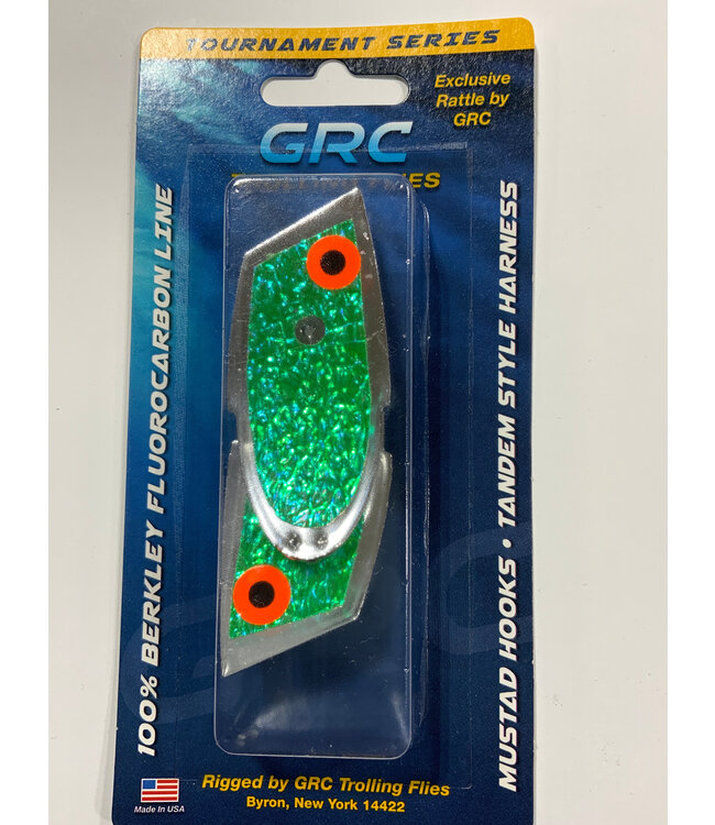 GRC Trolling Flies GRC TOURNAMENT CUT BAIT HEADS 2PK CHROME BAM